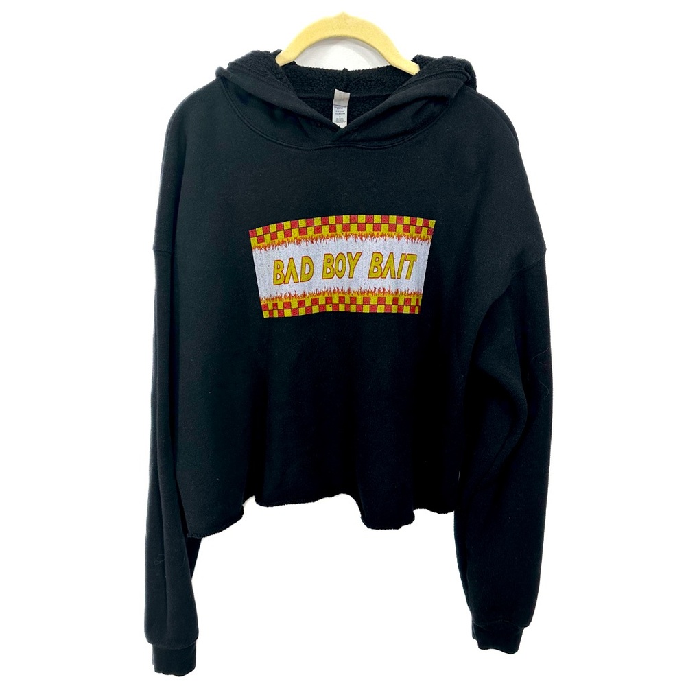 “Bad boy bait” cropped hoodie